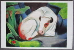 USA UNITED STATES NEW YORK CITY WHITE BULL FRANZ MARC METROPOLITAN MUSEUM ANSICHTSKARTE POSTCARD PC CP AK CARTE POSTALE - Piazze