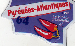 Magnets Magnet Le Gaulois Departement France 64 Pyrenées Atlantique - Toerisme