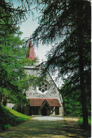 CRATHIE CHURCH, ROYAL DEESIDE, SCOTLAND. USED POSTCARD   Tw4 - Kincardineshire