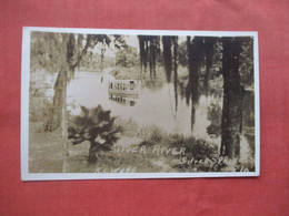 RPPC. Silver. River.  Silver Springs   Florida   Ref 5736 - Silver Springs