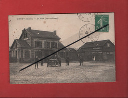 CPA - Conty  -(Somme) - La Gare -(vue Extérieure) - Conty