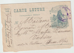 5476 Correspondance Militaire Carte Lettre Franchise EYMARD 1915 CAMP DE CHIBRON SIGNES Pour Vachères 8eme Coloniale - Brieven En Documenten