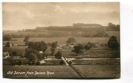 Carte UK : Old Sarum From Devizes Road  A   VOIR    !!!! - Salisbury