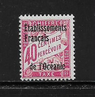 OCEANIE  ( FROCE - 133 )    1926   N° YVERT ET TELLIER  N°  5  N* - Timbres-taxe