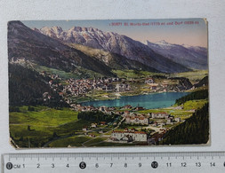 I121701 Cartolina Svizzera - St . Moritz-bad Und Dorf - Sankt Moritz