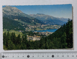 I121703 Cartolina Svizzera - St . Moritz - Panorama - VG 1964 - Sankt Moritz