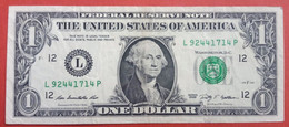 États-unis - Billet De 1 Dollar - Divisa Nacional