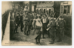 Paris. Grève Des Chemins De Fer Gare Montparnasse,débarquement Des Troupes Du Génie De Versailles - Grèves