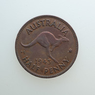 Australia - George VI - 1943 - ½ Penny - ½ Penny