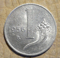 ITALIE - PIECE DE 1 LIRE 1956 R - 1 Lira