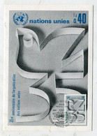 MC 076208 - UNITED NATIONS - 35th Anniversary Of The United Nations - Maximum Cards
