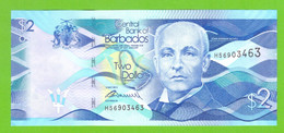 BARBADOS 2 DOLLARS 2013  P-73a  UNC - Barbades