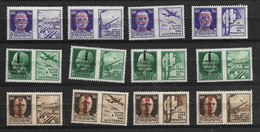 48135) ITALIA-Sovrastampe Della Repubblica Sociale Solo A Sinistra - Propaganda Di Guerra - 1944 -MNH** - Kriegspropaganda