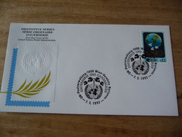 (7) UNITED NATIONS -ONU - NAZIONI UNITE - NATIONS UNIES * FDC 1993 *  DEFINITIVE SERIES ORDINAIRE DAUERSERIE. - Brieven En Documenten