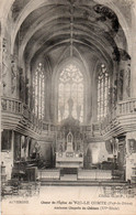 VIC LE COMTE CHOEUR DE L'EGLISE ANCIENNE CHAPELLE DU CHATEAU 1910 TBE - Vic Le Comte