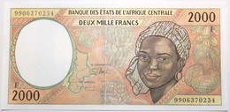 Centrafrique - 2000 Francs - 1999 - PICK 303Ff - NEUF - Central African States