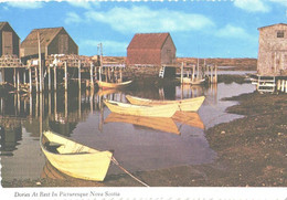 Canada:Nova Scotia, Boats And Fishermen Huts - Altri & Non Classificati