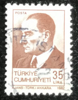 Türkiye Cumhuriyeti - Turkije - 11/23 - (°)used - 1982 - Michel 2594 - Atatürk Kemal - Gebruikt