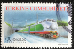 Türkiye Cumhuriyeti - Turkije - 11/23 - (°)used - 2002 - Michel 3320 - Treinen - Gebruikt