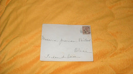 ENVELOPPE ANCIENNE DE 1917../ CACHET PRINCIPAUTE DE MONACO A IDENTIFIER POUR BLERE INDRE ET LOIRE + TIMBRE - Covers & Documents