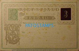 191883 ISLAND POSTAL STATIONERY POSTCARD - Postal Stationery