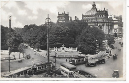 BERLIN ( Allemagne ) - ( Tramways ) - Brandenburger Tor