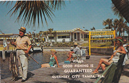 A17521 - TAMPA FLORIDA GUERNSEY CITY WHERE GOOD FISHING IS GUARANTEED POST CARD UNUSED - Tampa