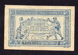 Trésorerie Aux Armées - 50 Centimes - Lettre S - - 1917-1919 Army Treasury