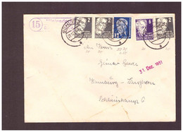 DDR Brief - MiFr - Schleiz N. Hamburg 1951 - Autres & Non Classés