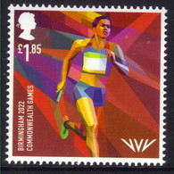 GB 2022 QE2 £1.85 Commonwealth Games Birmingham Athletics Umm ( F688 ) - Unused Stamps