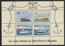 SAINT PIERRE ET MIQUELON BLOC FEUILLET N° 4 Neuf ** Vendu à La Valeur Faciale 13 Fr = 1,98 € TB - Blokken & Velletjes