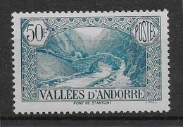 Andorre N°92 - Neuf ** Sans Charnière - TB - Unused Stamps