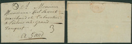 Précurseur - LAC Datée De Tournay (1779) + Cercle Noir "T", Port 3 Sous > Marchand & Cabaretier à Gand - 1714-1794 (Paesi Bassi Austriaci)