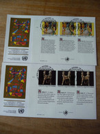 (7) UNITED NATIONS -ONU - NAZIONI UNITE - NATIONS UNIES * 2 FDC 1991 *  SERIE DES DROITS DE L'HOMME. - Cartas & Documentos