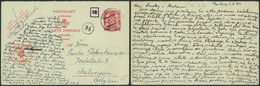 Guerre 40-45 - EP (réponse) Au Type 1F Rouge Expédié De Gorlice (1940, Pologne) + Censure > Antwerpen. TTB ! - Postcards 1934-1951