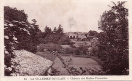 LA VILLEDIEU DU CLAIN CHATEAU DES ROCHES PREMARIES TBE - La Villedieu Du Clain