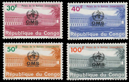 625/628* - O.M.S - Inauguration Du Palais De L'Organisation Mondiale De La Santé à Genève - RDC - WHO