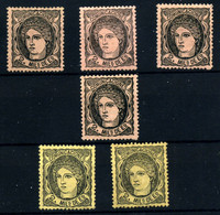 España Nº 103*, 103a, 103b* Año 1870 - Unused Stamps