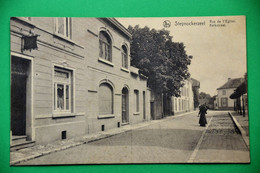 Steynockerzeel 1920: Rue De L'église Animée - Steenokkerzeel