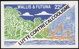 Wallis Et Futuna  Non Dentelés N°237 22f Lutte Contre L'alcoolisme Qualité:** - Non Dentellati, Prove E Varietà
