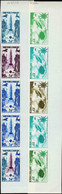 Saint Pierre Et Miquelon Essais De Couleur Poste Aérienne N°48 /49 Expo D'Osaka En Bandes De 5 Qualité:** - Non Dentelés, épreuves & Variétés