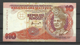 BILLETE DE MALASIA DE 10 RINGGIT - Maleisië