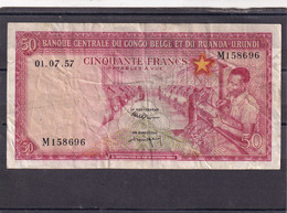 Congo Kongo  50fr 1957 - Sin Clasificación