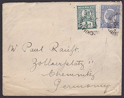 QUEENSLAND ROCKHAMPTON - GERMANY 1910 COVER - Cartas & Documentos