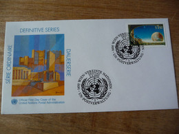 (7) UNITED NATIONS -ONU - NAZIONI UNITE - NATIONS UNIES * FDC 1990 * Painting By Kurt Regschek - Lettres & Documents