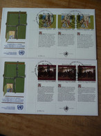 (7) UNITED NATIONS -ONU - NAZIONI UNITE - NATIONS UNIES * FDC 1990 * 2 FDC : Human Rights - Brieven En Documenten