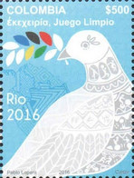 Colombia 2016 Olympic Games In Rio Stamp Mint - Eté 2016: Rio De Janeiro