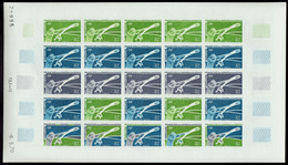 Afars Et Issas Essais De Couleur N°361 Tir Aux Pigeons Feuille De 25 Timbres Qualité:** - Andere & Zonder Classificatie