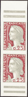 FRANCE  VARIETES N°1263 Paire De Carnet Non Dentelé  Qualité:** Cote:1000 - 1960 Marianne Van Decaris