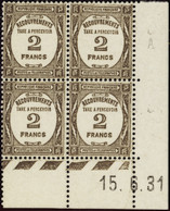 FRANCE  COINS DATES TAXES N°62 2f Sépia 15-6-31 Qualité:** Cote:1835 - Andere & Zonder Classificatie